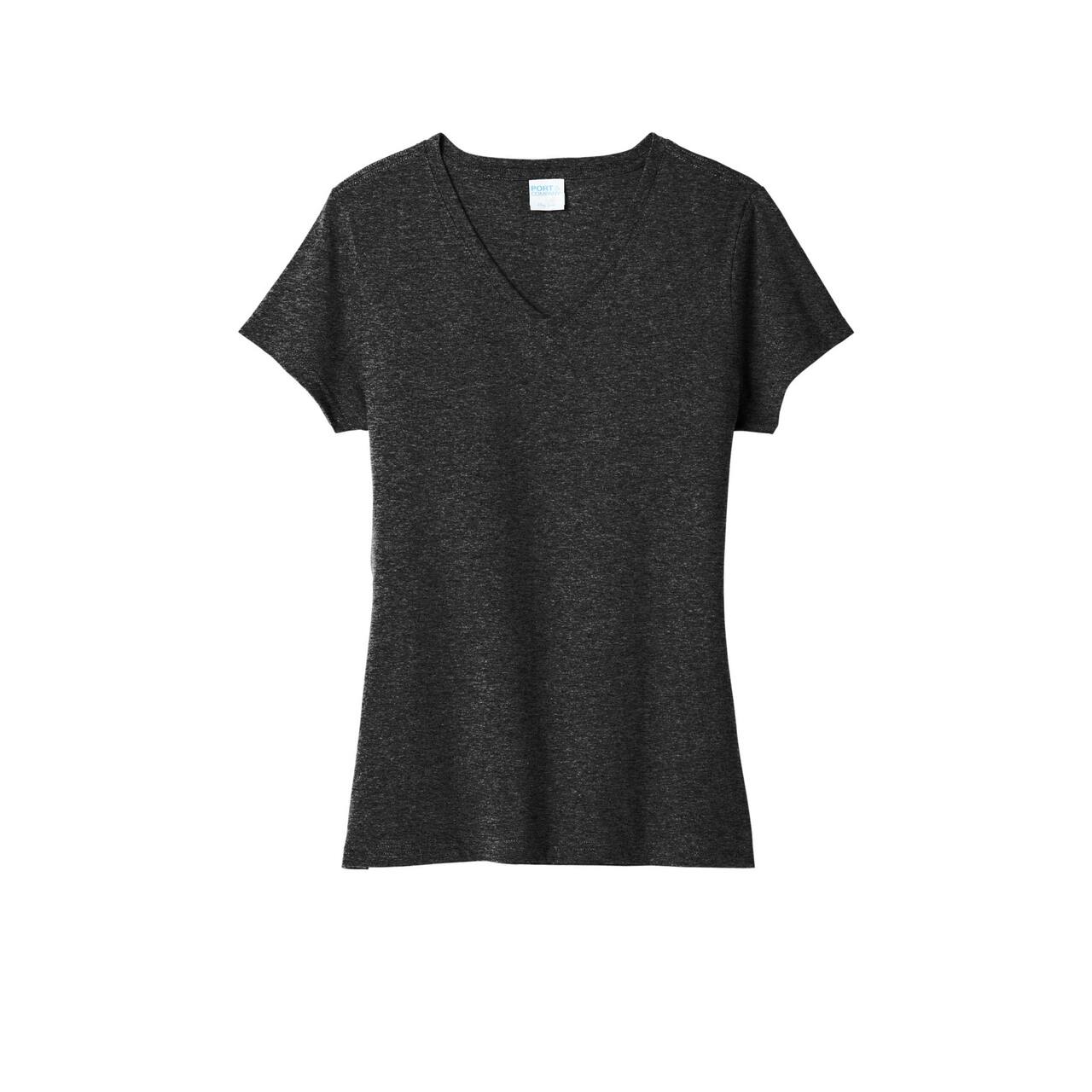 Port & Company® Women's Tri-Blend V-Neck T-Shirt